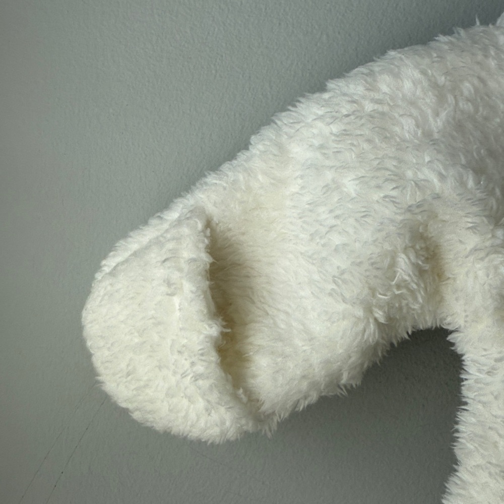 Carter’s Newborn‎ White Fleece Zip Pram Coat - Picture 3 of 6